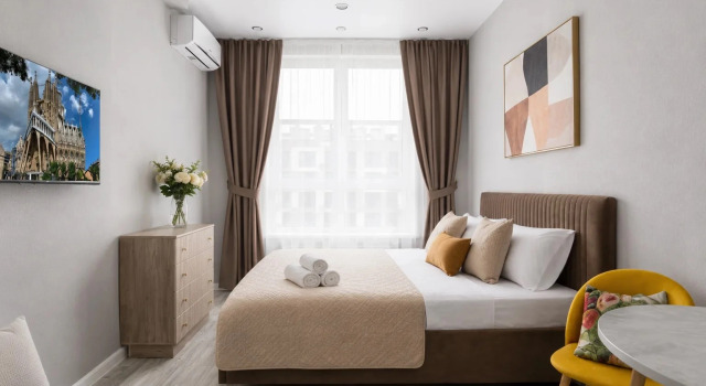 Stilnaya Studiya Bestflat24 Flat, Buchen Sie Ferienwohnung Hotels in Oblast Moskau mit Parkplatz, Parkplätze