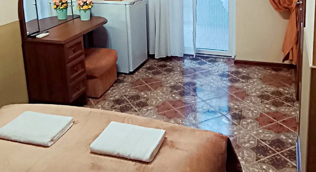 Двухместный номер Комфорт с террасой с красивым видом из окна Отель Багира