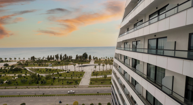 Двухместный номер Executive с балконом и с частичным видом на море Hotel The Grandeur Batumi