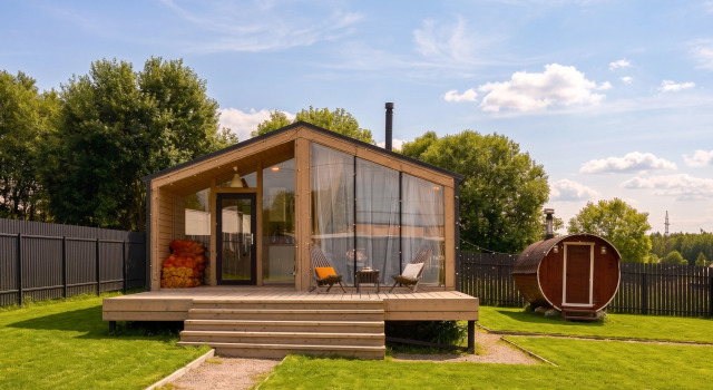 Частный дом с Баней и Камином