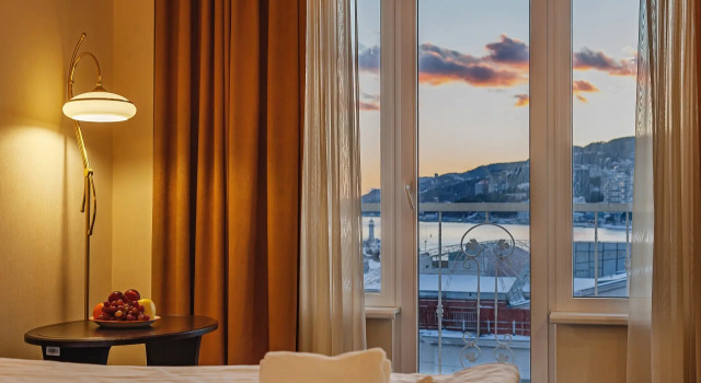 Camera doppia Deluxe con vista sulla città Bristol Hotel