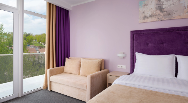 Двухместный номер Гамма Супериор с балконом Отель Miracleon Fioleto Ultra All Inclusive Resort & SPA Anapa 4*