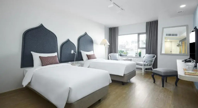Двухместный номер Comfy с видом на город Отель 56 Surawong Hotel Bangkok