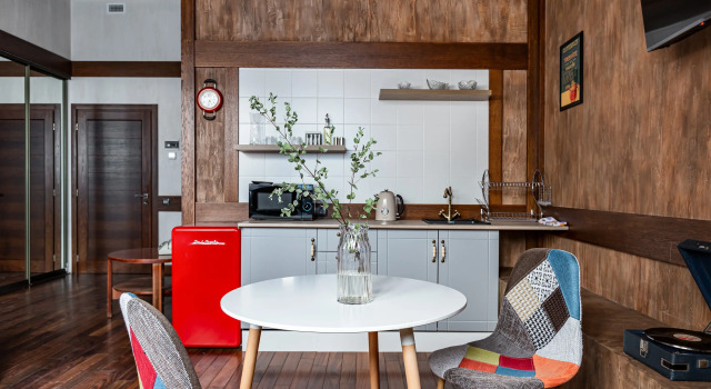 USSR style Doppel Apartment Smart Kantemirovski Hotel