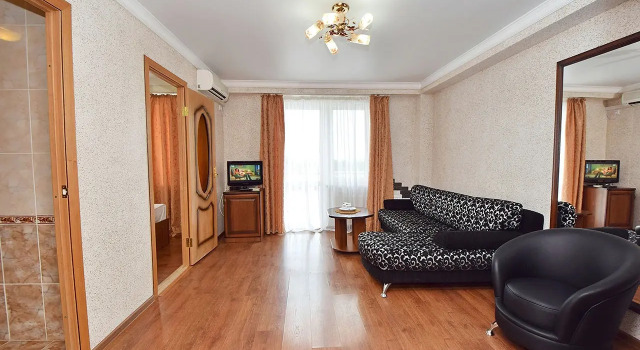 Номер Deluxe с балконом и с видом на море Отель Goldleo