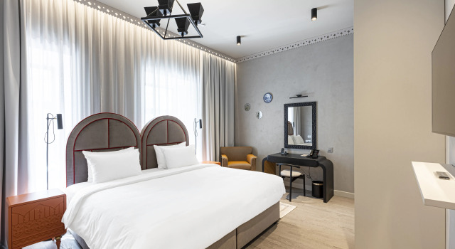 Номер Gzhel Deluxe Апарт-отель Окно
