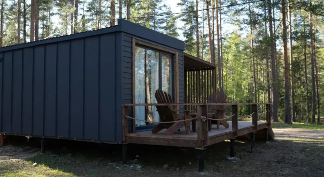 Дом Смарт с красивым видом из окна База отдыха Forest Lake
