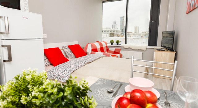 Двухместные апартаменты с красивым видом из окна Апартаменты Apartanik.Малышева 42 а-612