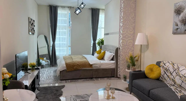 Апартаменты Fully Luxury Studio Total Privacy Pool & Sauna, Забронировать Апартаменты/квартира Дубай Эмират Дубай, рядом с Marasi Promenade