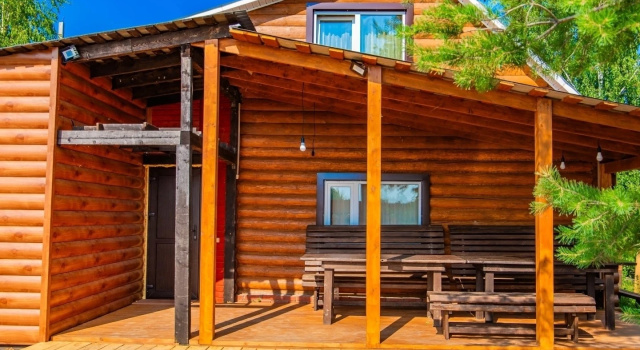 Dobrofish Recreation center, Boek Toeristenbasis Hotels in Dobryansky District met parkeren, Parkeren