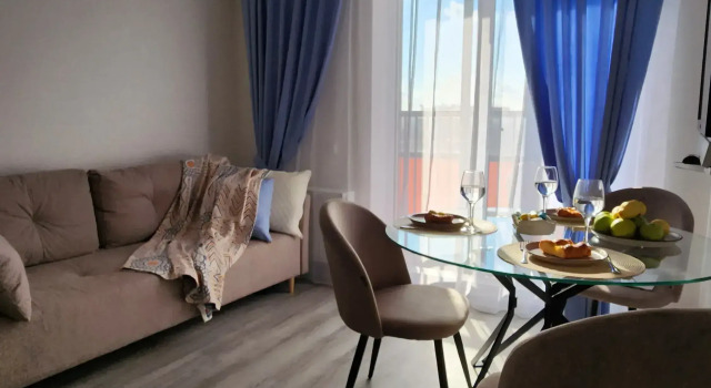 Двухместные апартаменты с балконом и с красивым видом из окна Апартаменты River View