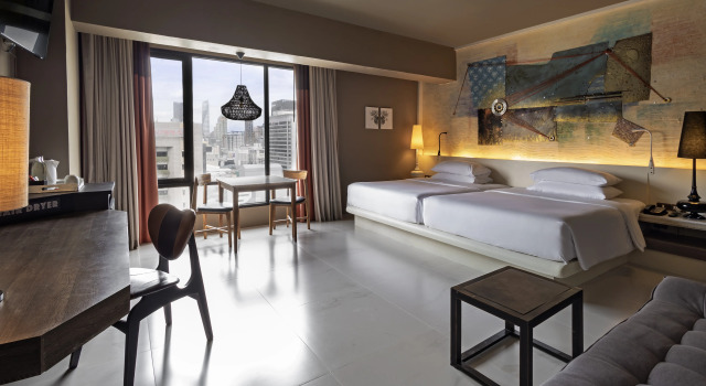 Двухместная студия с видом на город Бутик-отель Siam@Siam Design Hotel Bangkok