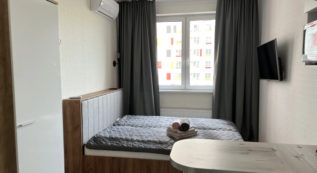 Malina Apartment Бесконтактное заселение студия в ЖК «Спутник»