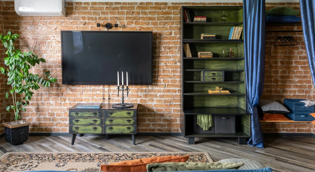 Апартаменты с красивым видом из окна Квартира Двухкомнатная в Стиле Loft с Видом на Бухту Золотой Рог