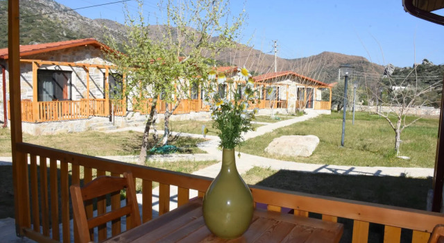Люкс Superior с балконом и с красивым видом из окна Бутик-отель Begonvillage Tatil Evleri