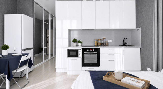 Zhvatyvayushiy vid s 32 etazha Flat, Boek Appartement Hotels in Moskou met parkeren, Parkeren