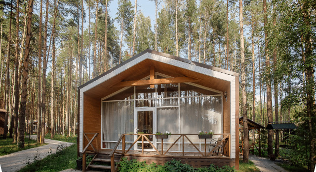 Коттедж с 2 комнатами с красивым видом из окна Отель Sherwood Park