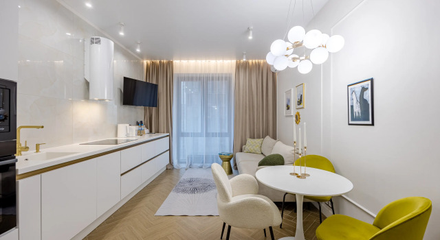 Shikarnaya dizaynerskaya kvartira Flat, Rezerwuj Apartament UVAO Area Moskwa