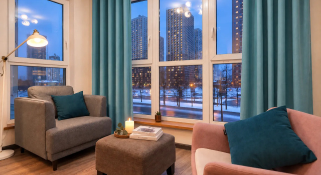 S Panoramnymi Oknamio Flat, Boek Appartement Hotels in Moskou met parkeren, Parkeren
