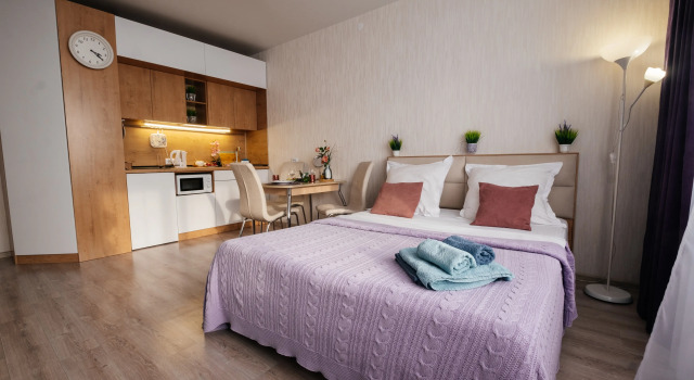 Uyutnaya Studiya V Spalnom Rayone Flat, Prenota Appartamento Hotel SPA a Barnaul, SPA