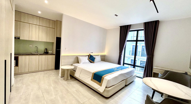Двухместная студия Comfort с видом на внутренний двор Апарт-отель Pacific Apartment Phu Quoc