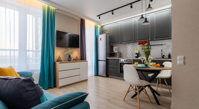 Dizaynerskaya studiya s konditsionerom Flat, Book Lejlighed Gatchina Gatchinsky District