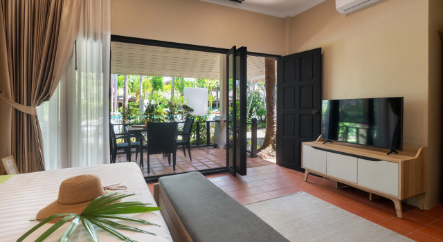 Двухместное бунгало с красивым видом из окна Sea&Sky Beach Resort Beachfront Bungalows & Pool Villas