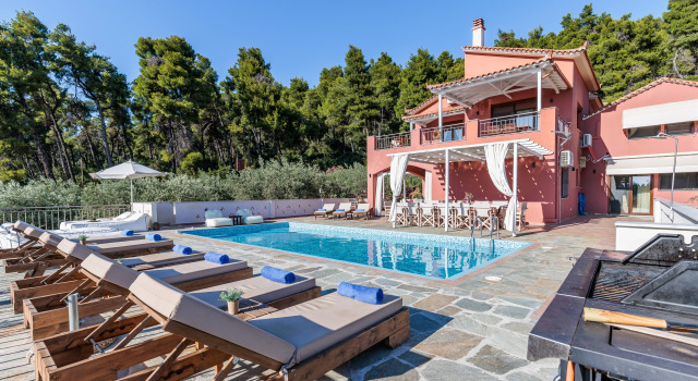 Luxury Villa with Private Pool in Skopelos, Spacious & Private, Villa Amaryllis By Kardous, Забронировать Вилла Виллы Скопелос, Вилла