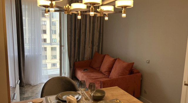 Stilnaya kvartira na Marienko Flat, Book Lejlighed Hoteller i Kaliningrad oblast med parkering, Parkering