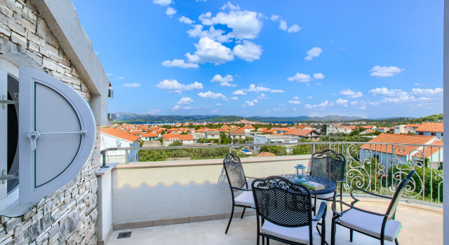Апартаменты c 1 комнатой с балконом и с красивым видом из окна Villa Kos Murter Apartments