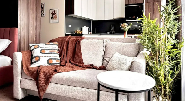 Schastlivye Metry s Kaminom u MTSD Kuryanovo Flat, Foglalás Apartman UVAO Area Moszkva