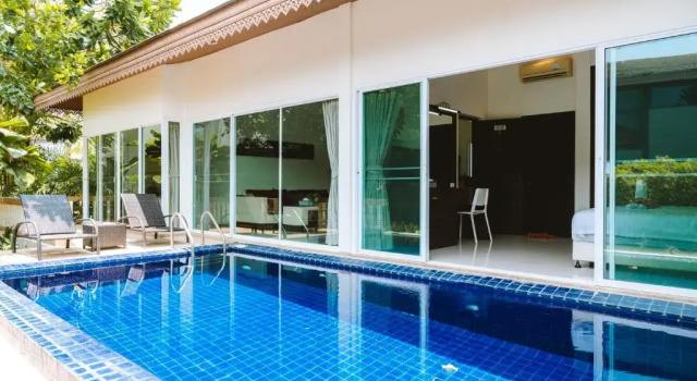 Вилла Standard с 2 комнатами с балконом и с видом на бассейн Layantara Villas