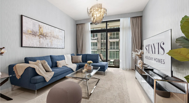 Апартаменты Stayis - Emaar Beach Front 1 BR suite With beach access, Забронировать Апартаменты/квартира Апартаменты Эмирата Дубая, рядом с Международный яхт-клуб Дубая, Апартаменты/квартира