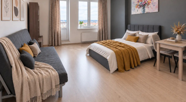 Svetlaya s Vidom na Gorod • Kudrovo • Zaselenie 24/7 Flat, Book Lejlighed Kudrovo Sankt Petersborg