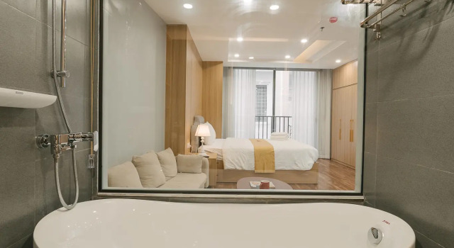 Студия Deluxe Апарт-отель The Zen Suites Hanoi