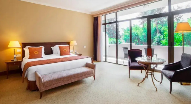 Двухместный номер Deluxe с балконом и с видом на море Kobuleti Georgia Palace Hotel & Spa