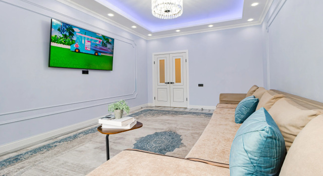 Shikarnaya Dvukhkomnatnaya V Tsentre Flat, Rezerwuj Apartament Astana Kazachstan