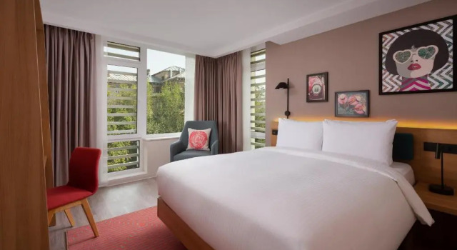 Двухместный номер с кроватью Queen size Hampton By Hilton Москва Рогожский Вал