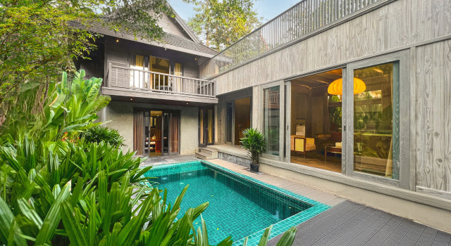Четырёхместная Villa Pool Garden с 2 комнатами Курортный отель An Lam Retreats Saigon River