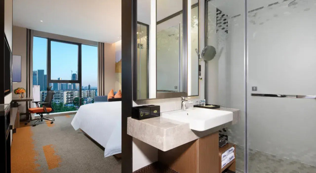 Двухместный номер Superior с красивым видом из окна Отель Hampton by Hilton Beijing Yunhe Business District