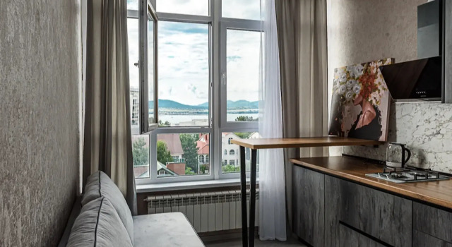 Studiya S Vidom Na More V Zhk Chernomorskiy 2 Flat, 预订 公寓 格连吉克 Gelendzhik Coast