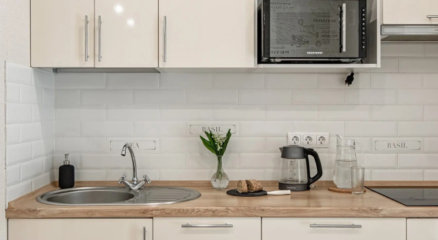 Номер Standard с балконом и с красивым видом из окна Квартира Piter Apartments евродвушка Солнечные в ЖК Времена Года