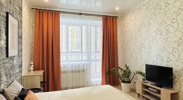 Двухместные апартаменты с балконом и с красивым видом из окна Апартаменты Cozy Rent Европа