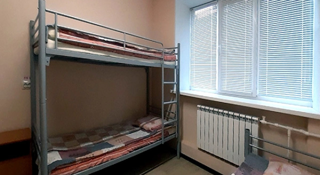 Кровать в общем номере Хостел Pastel