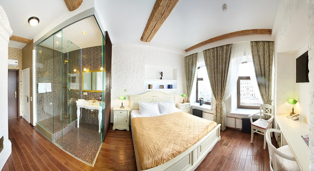 Двухместный номер Делюкс с видом на реку Бутик-отель Росси