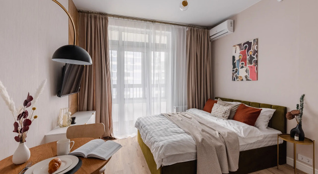 Novaya shikarnaya studiya Apartments, Reservar Apartamento Hotéis baratos em Moscou