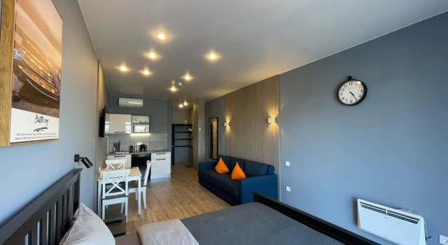 Двухместные апартаменты Comfort с видом на залив Апартаменты Central Place Vladivostok Люкс Комфорт с видом на Мосты и Залив 1
