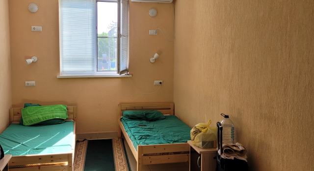 Кровать в общем номере Хостел Привокзальная