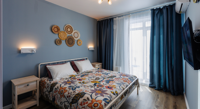 Odnokomnatnaya Solnechnaya I Tyoplaya V ZhK Komfort-Klassa kultura Klassika Flat, Rezerwuj Apartament Hotele w Chabarowsk z parkingiem, Parking