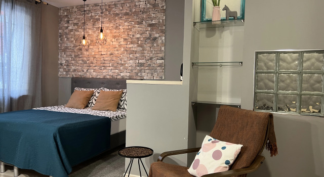Studiya V Stile Loft Na Severnom Apartments, Buchen Sie Ferienwohnung Elektrostal Oblast Moskau